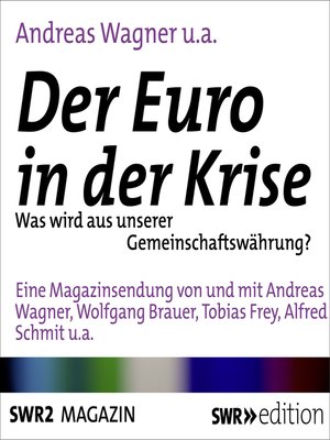cover image of Der Euro in der Krise